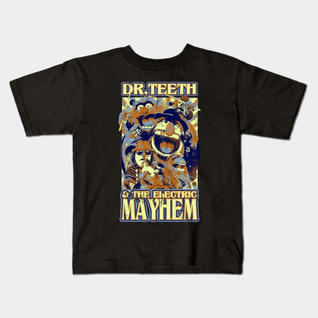 1975 electric mayhem worl tour Kids T-Shirt by SUXER